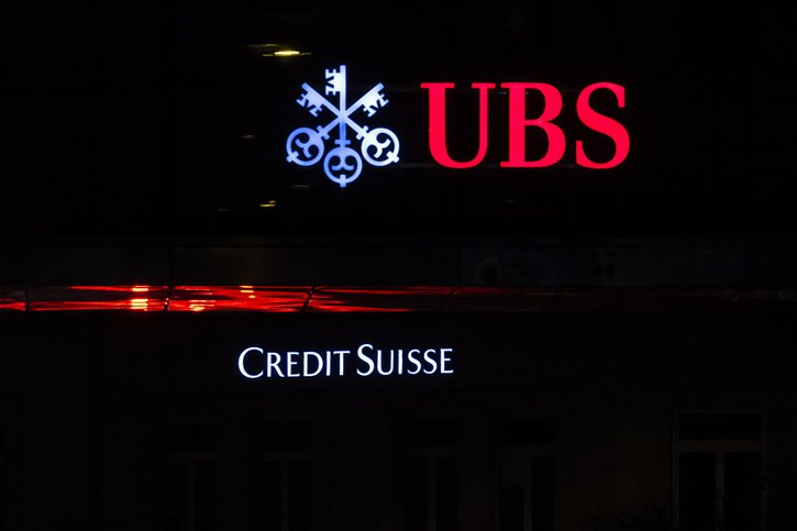 Avant son rachat, Credit Suisse était dans la tourmente depuis plusieurs jours. © KEYSTONE/EPA/MICHAEL BUHOLZER