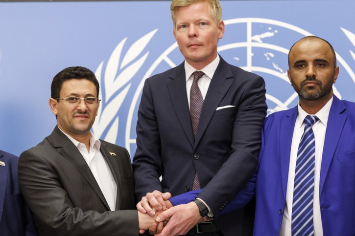 L'émissaire de l'ONU Hans Grundberg s'est dit satisfait de l'accord sur les détenus obtenu auprès des rebelles Houthis et du gouvernement yéménite. © KEYSTONE/SALVATORE DI NOLFI