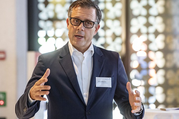 André Helfenstein, CEO de l'entité helvétique de Credit Suisse, a cherché à rassurer les gros clients. © KEYSTONE/URS FLUEELER