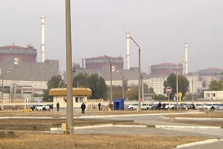 La centrale nucléaire de Zaporijjia est la plus grande d'Europe (archives). © KEYSTONE/AP