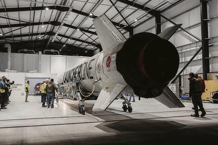 Virgin Orbit a subi un gros revers, le lancement de sa première fusée dans l'espace depuis le sol britannique ayant échoué (archives). © KEYSTONE/AP Virgin Orbit