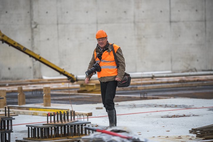 Les hauteurs, ce n'était pas trop son truc, à en croire ses collègues.  © Jo Bersier