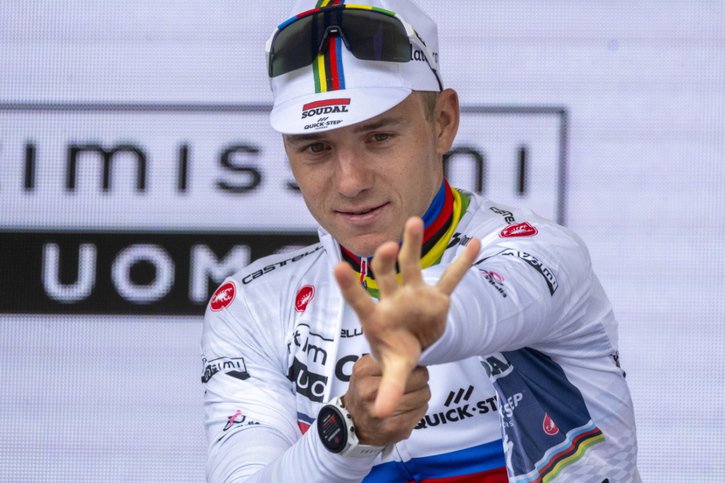 Remco Evenepoel sera au départ du Tour de Suisse. © KEYSTONE/EPA/LUCA ZENNARO