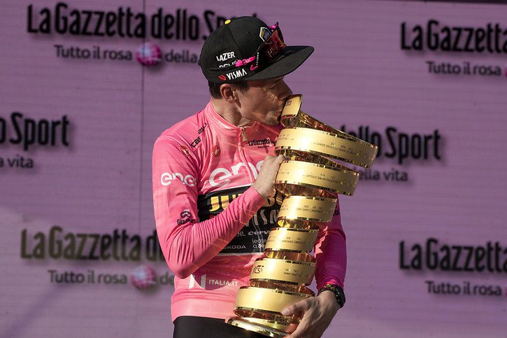Vainqueur du récent Giro, Roglic ne courra pas le TdF © KEYSTONE/AP/Alessandra Tarantino