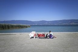 La qualité de l'eau des plages fribourgeoises est bonne