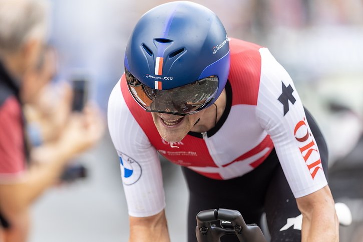 Sans Stefan Küng, la Suisse n'a pas pu monter sur le podium aux Pays-Bas © KEYSTONE/EPA/ROBERT PERRY