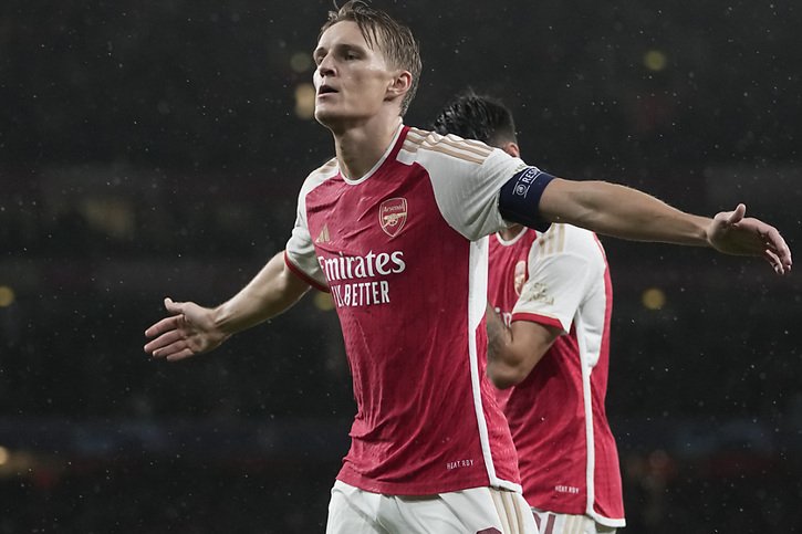 Martin Odegaard: heureux à Arsenal © KEYSTONE/AP/Kin Cheung