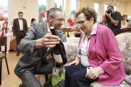 «Tante Yvonne» a fêté ses 100 ans à Domdidier