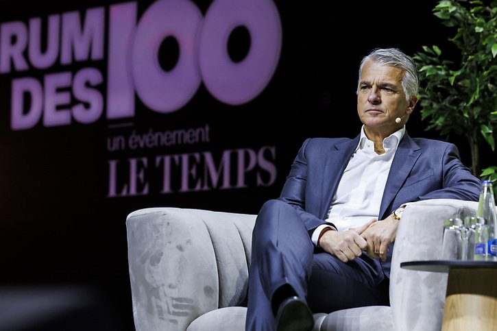 Sergio Ermotti, patron d'UBS, était l'un des invités de marque du Forum des 100 à Lausanne. © KEYSTONE/SALVATORE DI NOLFI
