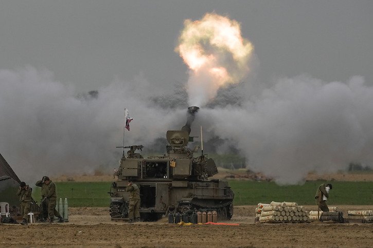 Les combats se sont intensifiés dans la nuit de dimanche à lundi au sud de la bande de Gaza. © KEYSTONE/AP/Leo Correa