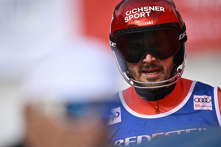 Loïc Meillard: champion de Suisse de géant © KEYSTONE/GIAN EHRENZELLER
