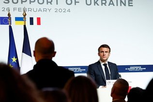 L'envoi de troupes occidentales ne peut "être exclu", dit Macron