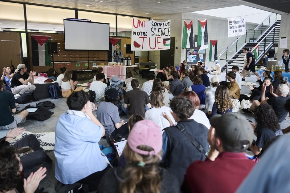 Université: Les représentants des étudiants condamnent les violences à Gaza, mais se désolidarisent des occupants