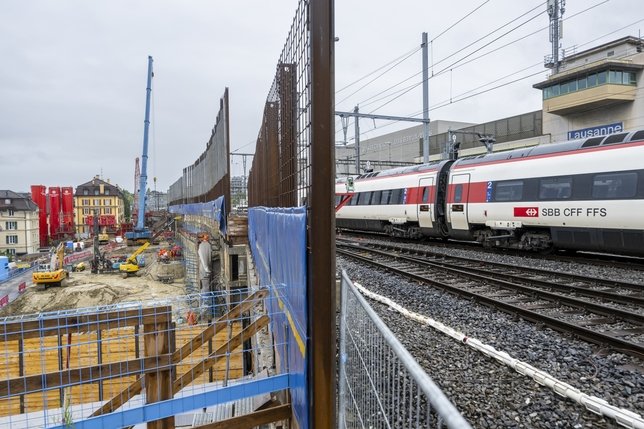 Mobilité: Le chantier de la gare de Lausanne est en bonne voie