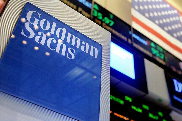 Le chiffre d'affaires de Goldman Sachs a bondi de 15% sur un an à 9,73 milliards de dollars (9,5 milliards de francs). (archive) © KEYSTONE/EPA/JUSTIN LANE