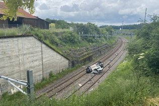 Accident: Collision entre un train et une voiture sur la ligne Fribourg-Romont