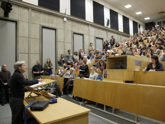 La philosophe Judith Butler à l'Université de Fribourg